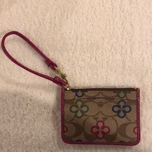 Coach wallet with keychain